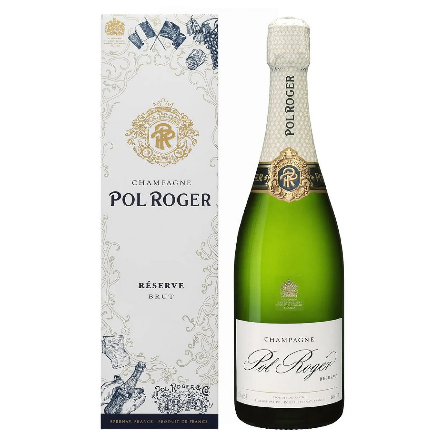 Pol Roger Brut Réserve NV (Gift Box)