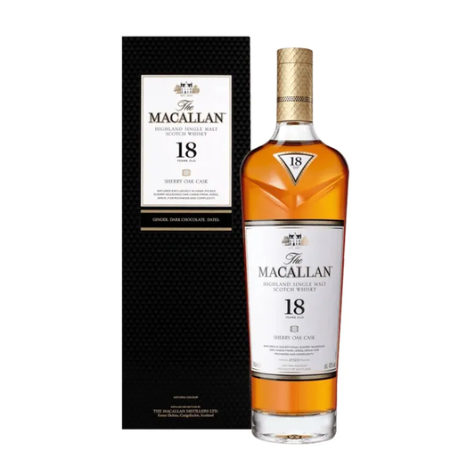 The Macallan 18 Years Old Highland Single Malt Scotch Whisky Sherry Oak Cask (2024)