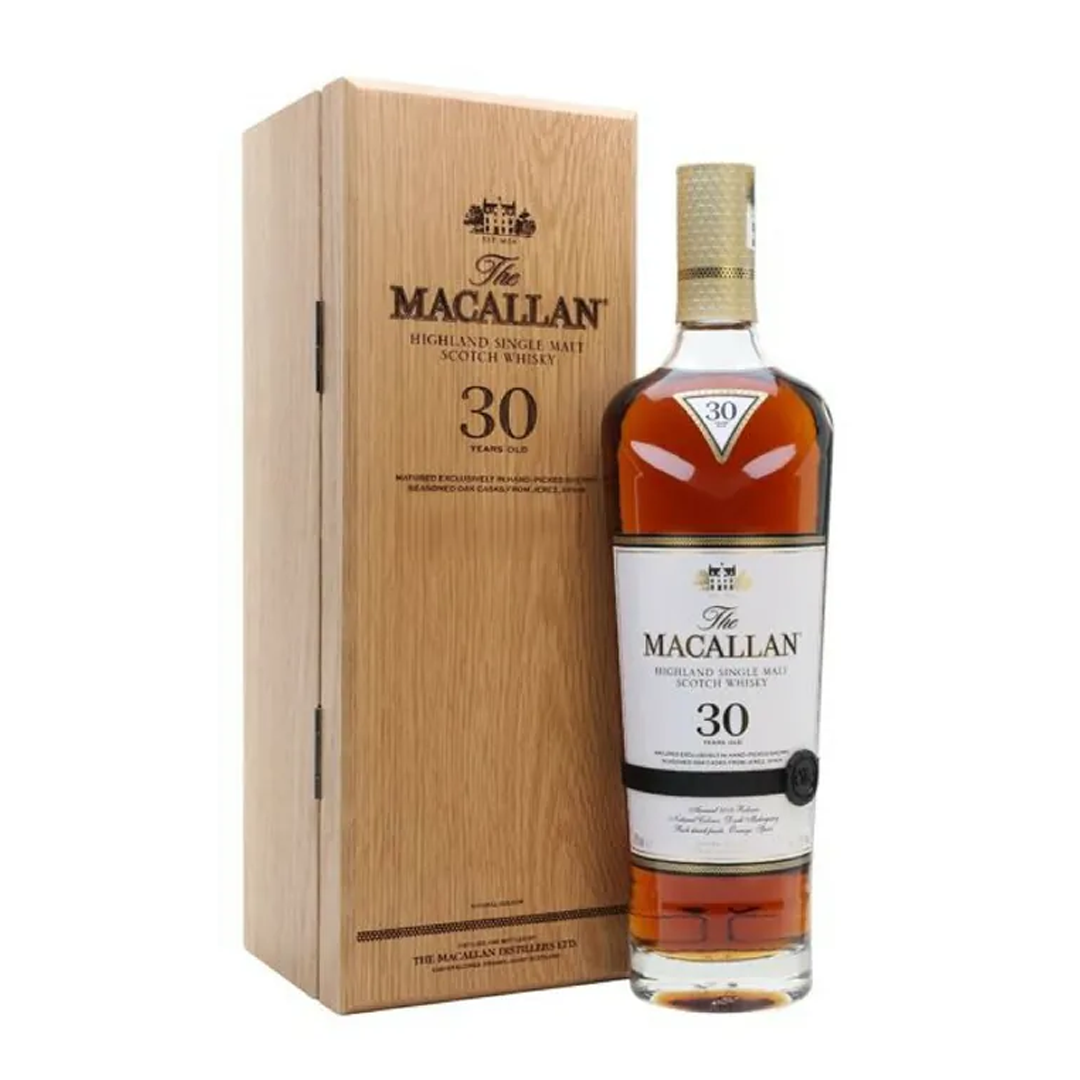 The Macallan 30 Years Old Highland Single Malt Scotch Whisky Sherry Oak Cask